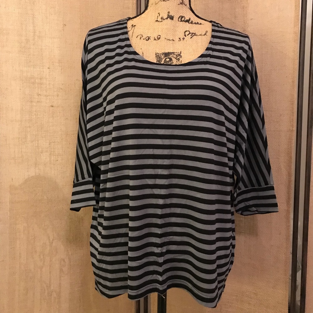 New York & Company Striped Tee